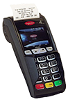 card payment device with receipt printer
